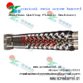 38 Crmoal Nitriding Conical Twin Screw And Barrels/twin Conical Screws And Cylinder For Pp Pvc Abs Extruder Screw Barrel 